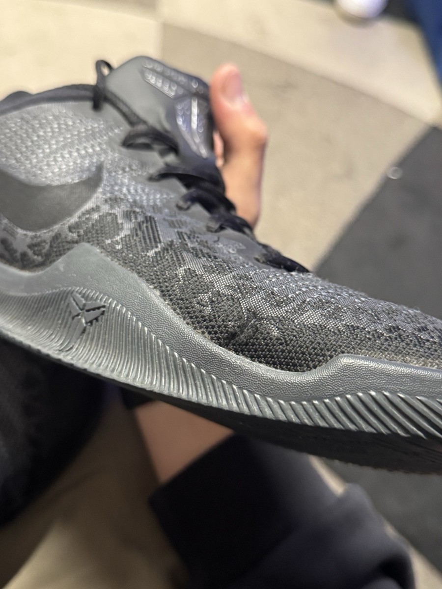 Nike Kobe Mamba Rage Triple Black Rare | 908972-002 | Size 12 Mens