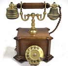 Vintage Telcer Telefonia Vimodrone Obrotowy telefon – 18K Pozłacany – Nieprzetestowany