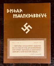 WW2 DANSH DENMARK DNSAP NAT. SOC. Magazine Jan. 1942 MINT RARE
