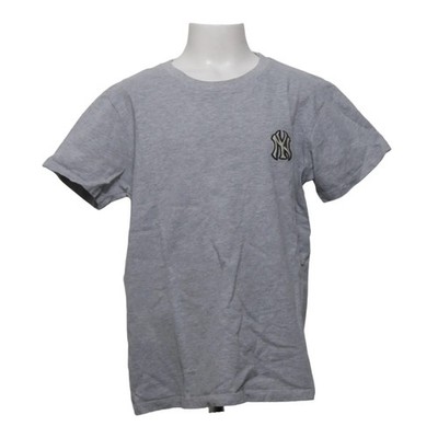 MLB, T-shirt, Größe: 150, Grau, Baumwolle, Einfarbig, Unisex (Kinder) #5a4
