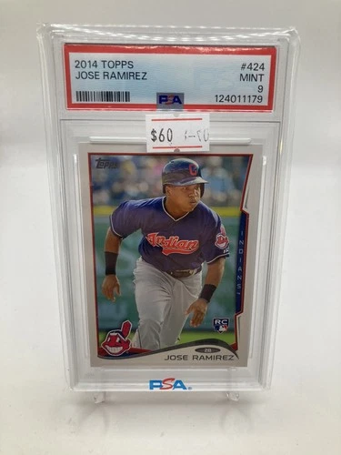 Jose Ramirez 2014 Topps #424 RC ROOKIE PSA 9 
