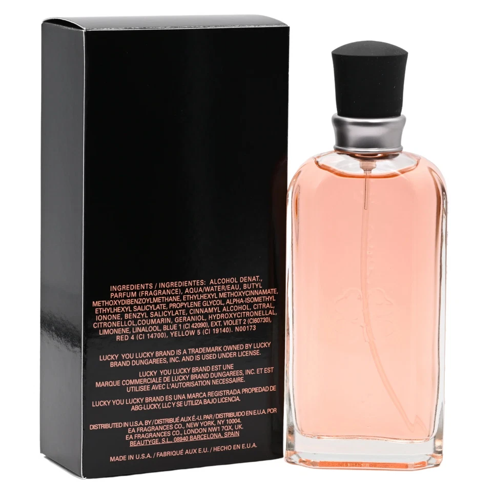 LUCKY YOU by Lucky Brand 3.3 / 3.4 oz EDT For Women New in Box - Image 4 of 4