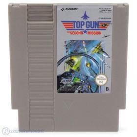 Nintendo NES - Top Gun: The Second Mission PAL-B con embalaje original embalaje original da&ntilde;ado
