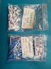 Manguitos terminales, 1,00 mm, 47 piezas, 8 mm, blanco, nuevo en embalaje original abierto + manguito final