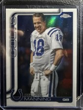 TOPPS CHROME Peyton Manning White Refractor 26/30