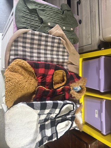 Lot Of 4 Small Dog Winter Jackets