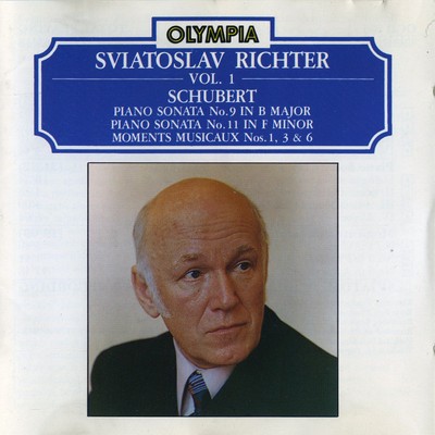 Franz Schubert Sviatoslav Richter Vol. 1 Olympia OCD CD