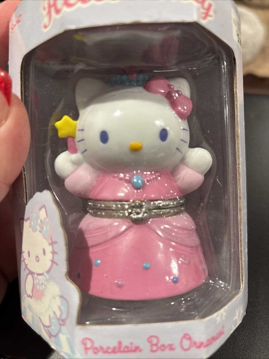 2005 Sanrio Hello Kitty Vintage Princess Fairy Hinged Trinket Box