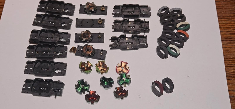 Aurora HO Scale Slot Car Chassis parts, Tjet and AFX