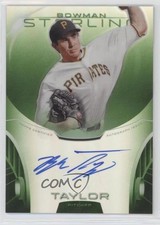 2013 Bowman Sterling Prospect Green Refractor 62/125 Blake Taylor Auto s7f