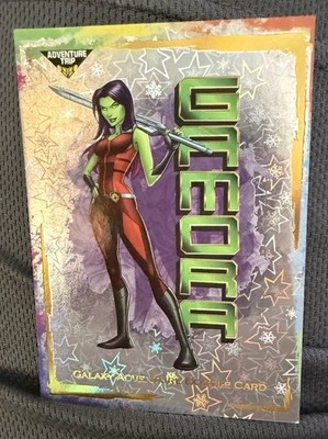 Marvel Guardians of the Galaxy Gamora CA14 Galaxy Adventure Doodle Insert Card