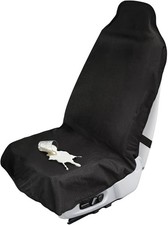 Waterproof Car Seat Cover Front for Small SUVs Anti-Slip Seat Protector Black