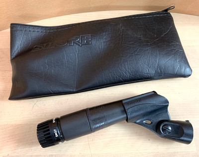 SHURE SM57 SM-57 Dynamic Instrument Microphone Mic with Bag Clip Tested Working