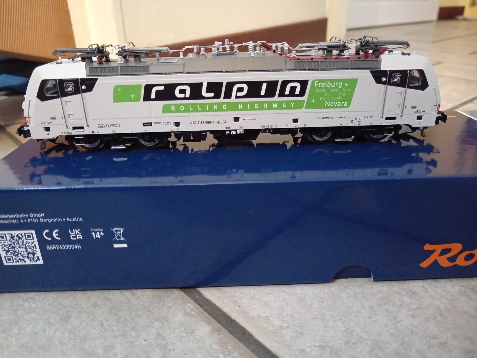 Roco 7510035 Locomotiva 186 909 Digital Sound –come nuova