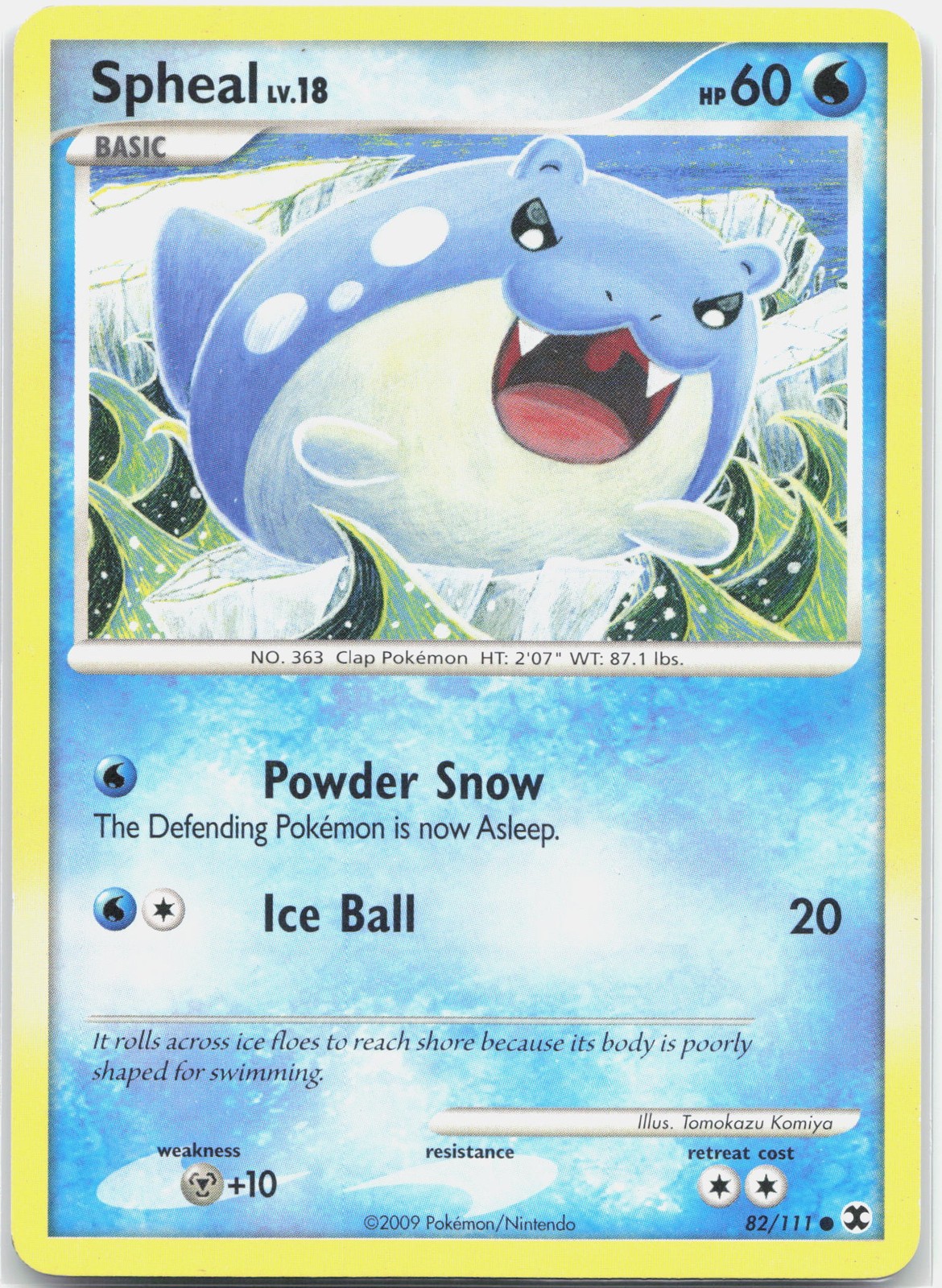 Spheal Common Rising Rivals RR Water Normal 82/111  LP