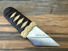 Tendick BRT Bladeworks Chunkidashi, 2.25" Kiridashi, 3V Blade, Tsuka Ito, Kydex
