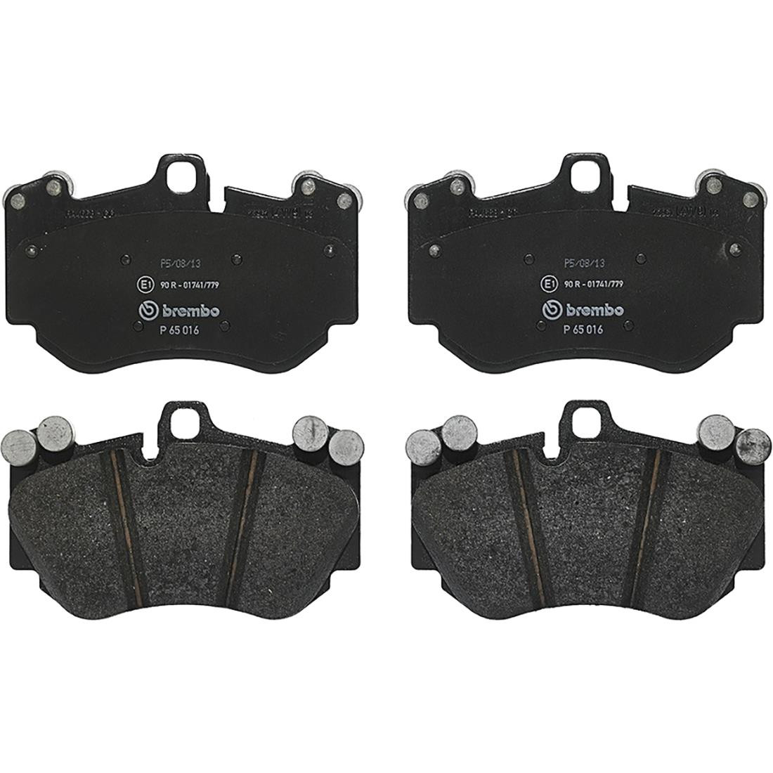 Brembo Front Low-Met Slotted Brake Pad Set For Porsche Cayenne Turbo Audi R8 RS5