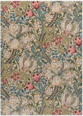 Vintage Lily Floral Rug with Hand Tufted Wool Area Carpets