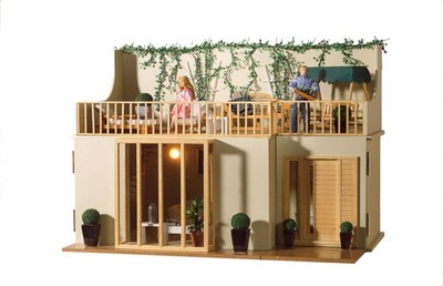 Seeblick Gartenzimmer Puppenhaus Emporium Flat Pack Bausatz modern Maßstab 1:12
