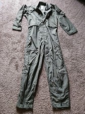 USGI CWU-27P Flight Suit Flyers Coveralls Size 44L Sage Green Military Aramid A3