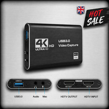 Image of 4K HDMI to USB 3.0 Video Capture Card – Full HD Audio Recording Device