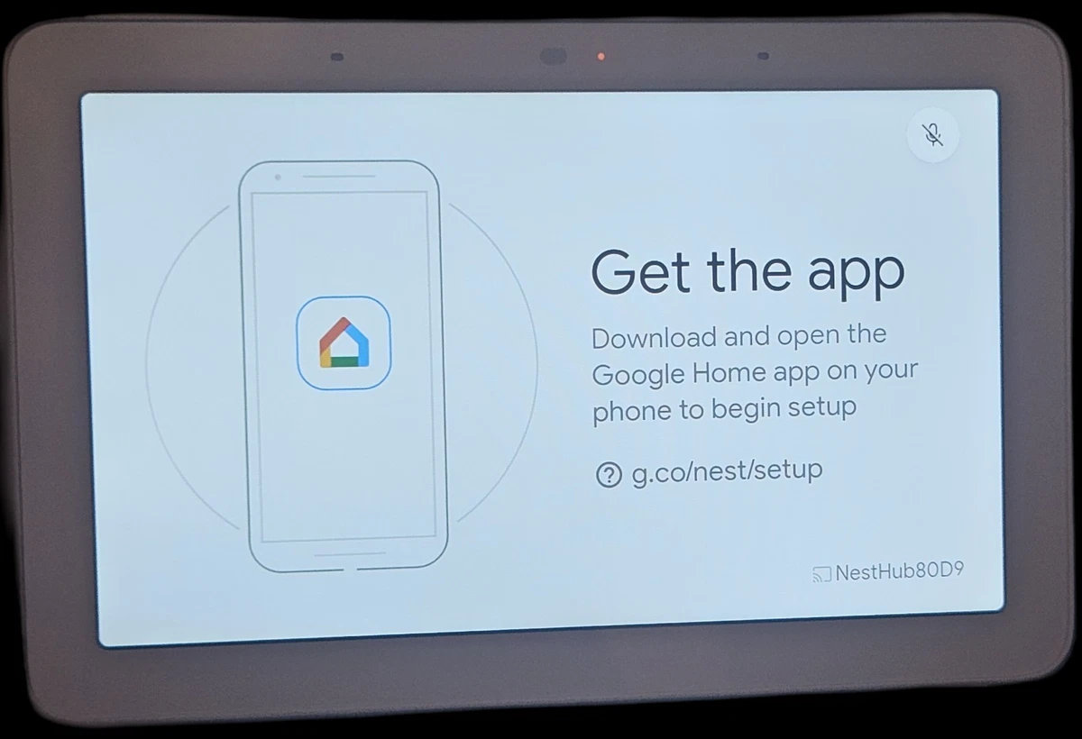 Google Nest Home Hub 1st Gen Generation Smart Display Chalk H1A GA00516-AU