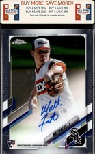 2021 Topps Chrome #RA-MF Matt Foster Rookie Autographs Auto Chicago White Sox