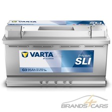 VARTA AUTOBATTERIE 12V 95Ah STARTERBATTERIE 800A ERSETZT 87AH 88AH 90AH 92AH G3