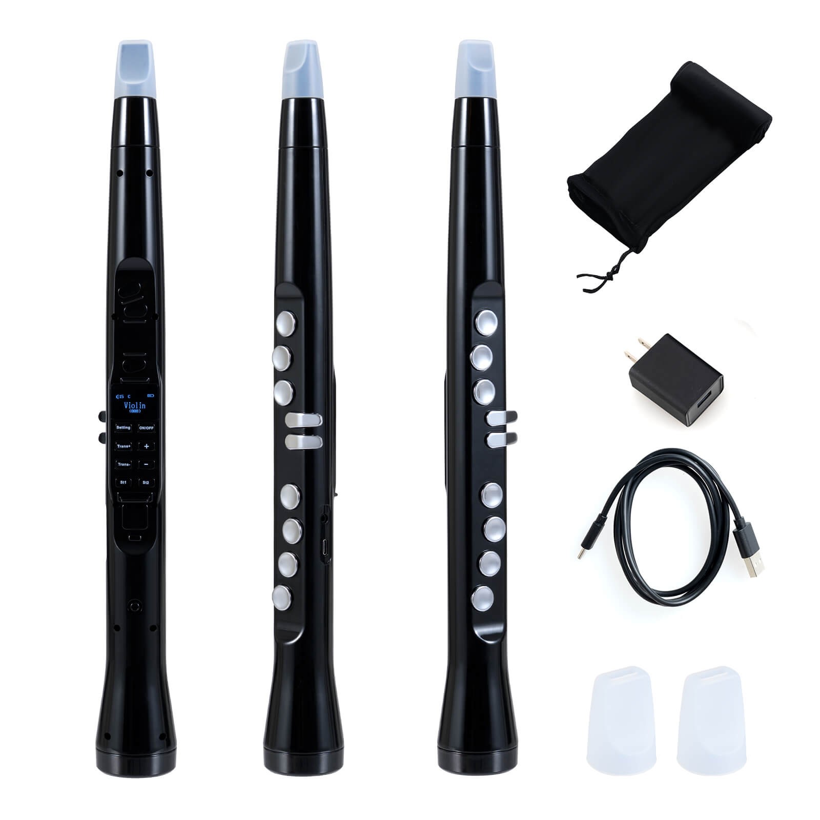 Electronic Wind Instrument Synthesizer w/Wireless MIDI, 100 Tones, HIFI Speaker