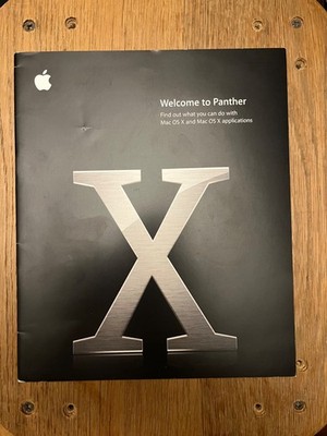 Welcome to Mac OSX Apple Panther Handbuch