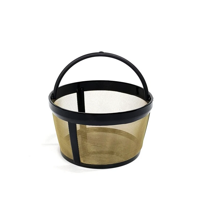 Filtro de café con cesta de 4 tazas reutilizable dorado de 2 piezas para cafeteras Mr. Foto 2 de 4