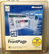 Microsoft FrontPage Version 2002 Windows XP 2000, ME, 98 Windows NT New