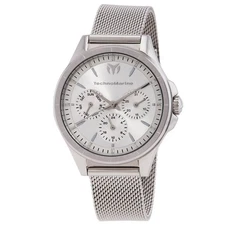 Technomarine MoonSun Date-Day Quartz Silver Dial Ladies Watch TM-822047