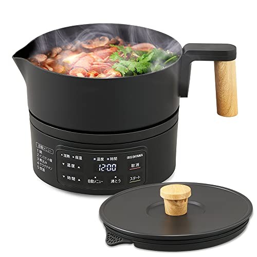 調理器具 IRIS OHYAMA COOKING KETTLE IRIS OHYAMA Cooking Kettle Perfect for Single-Person Cooking Ramen