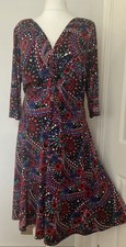 Scarlett&Jo London Multicoloured Midi Dress Size24