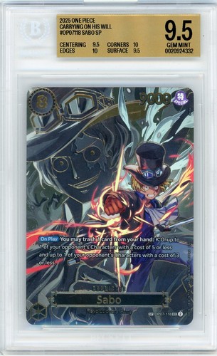 Sabo (SP Card) graded BGS 9.5 for sale on eBay