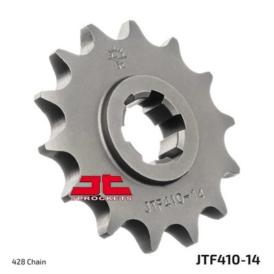 JT SPROCKETS JTF410.14 RITZEL VORNE FÜR SUZUKI TU 125 XTU 1999