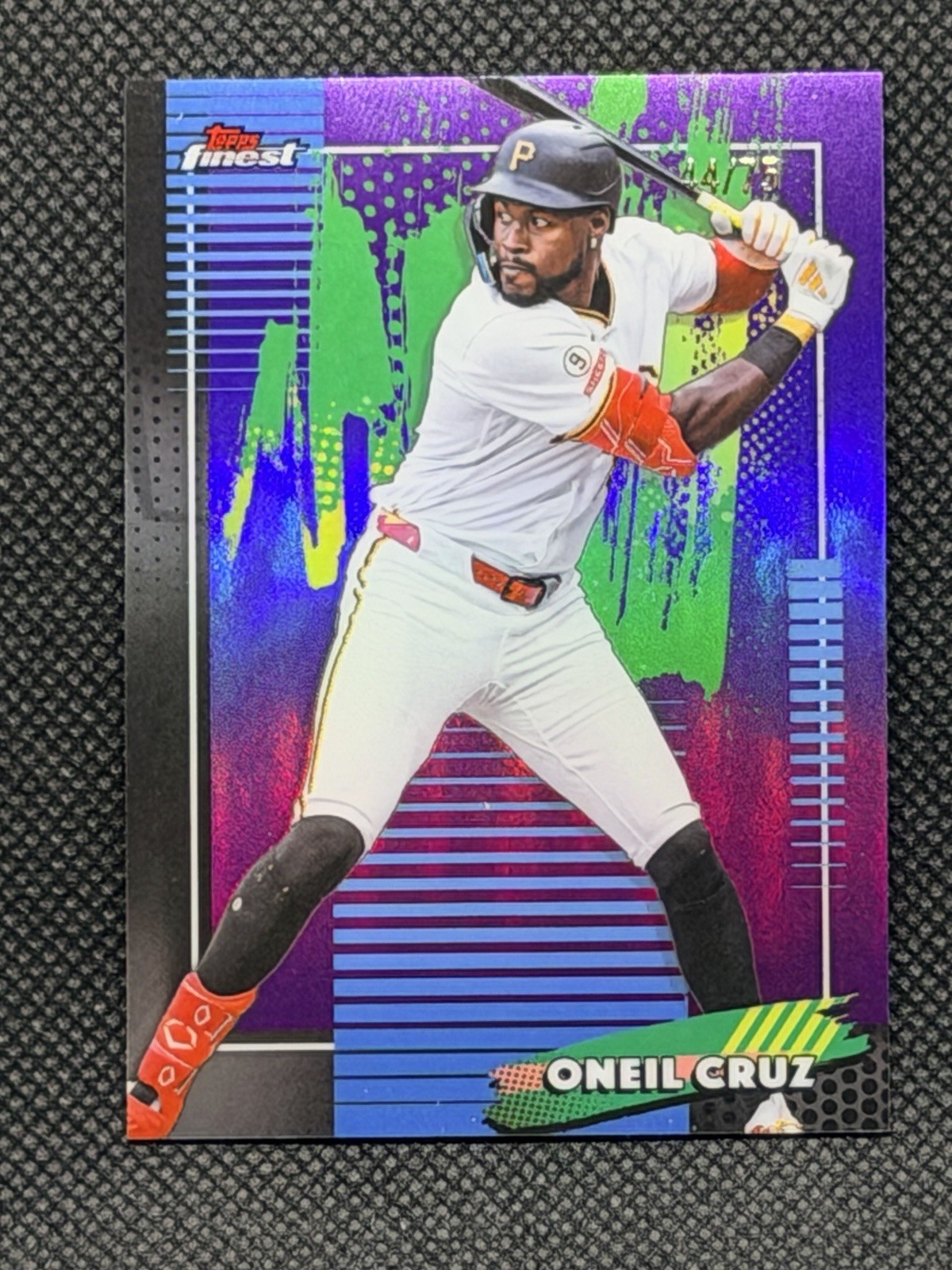 2026 Topps Finest Oneil Cruz #46 Purple Refractor /75 Pirates OF