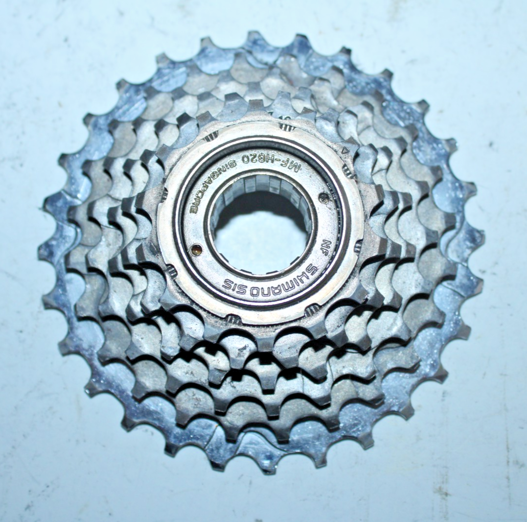 Shimano HG-20 MF-HG20 6 Speed Freewheel 11-28T Silver Steel