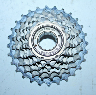 Shimano HG-20 MF-HG20 6 Speed Freewheel 11-28T Silver Steel