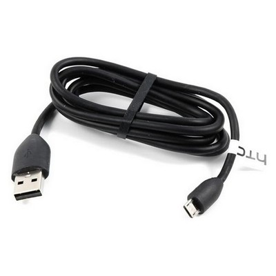 HTC Original USB Kabel DC-M410 1m microUSB Schwarz One XC Z DROID DNA ERIS EVO 3D