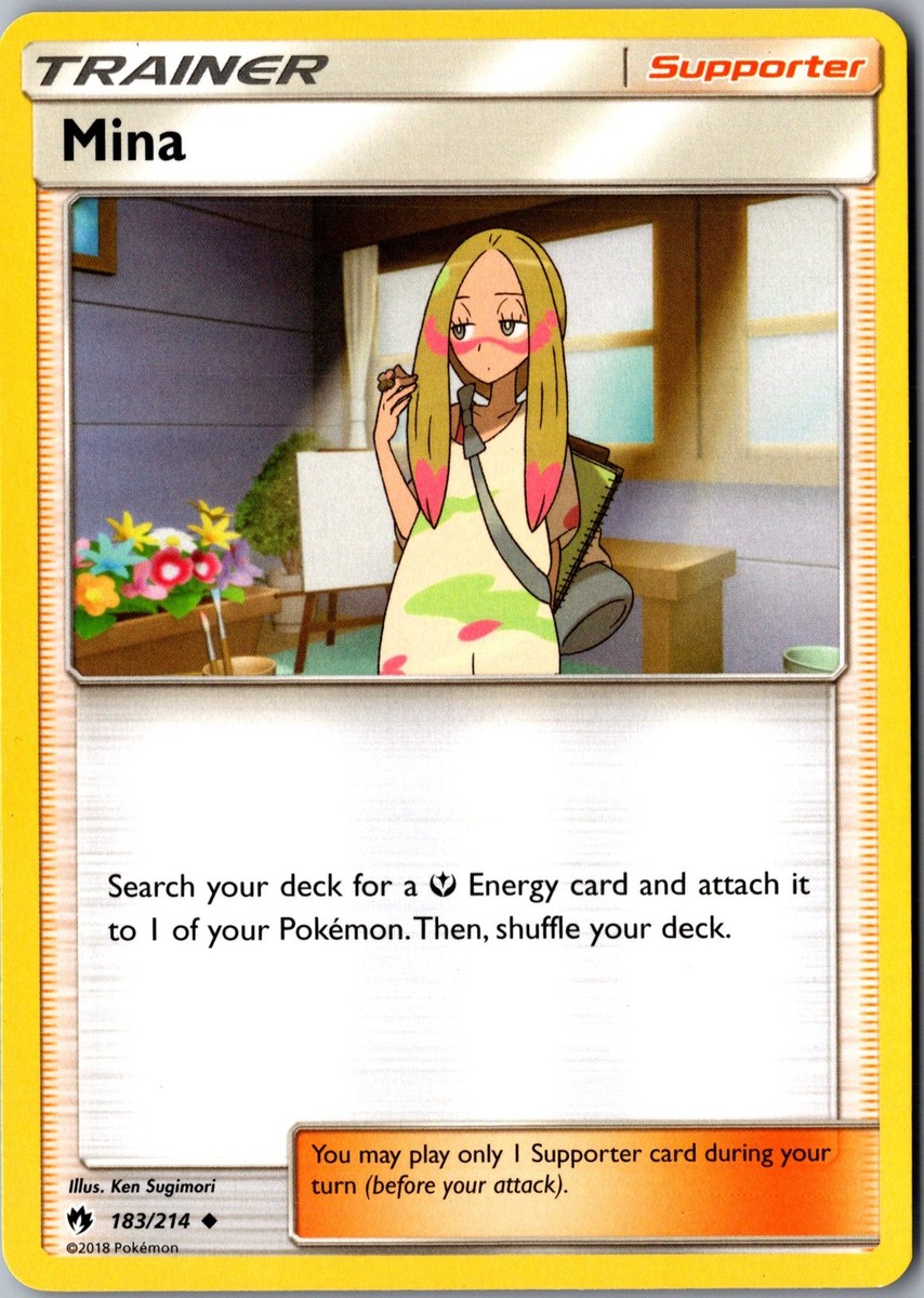 mina pokemon card Pokmon TCG Full Art Supporter 211/214 Lost Thunder - Games - Titusville, Florida | Facebook Marketplace Originally released November 2 Mina Nakai | The Art