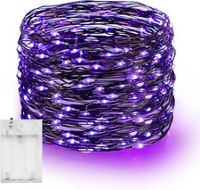 Halloween Fairy String Lights, 20 FT 60 LED Copper Wire Battery Operated Waterpr