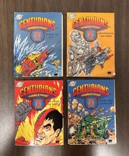 Vintage 80’s Centurions Power Xtreme Lot Of 4 Mini World Books Rare 1986