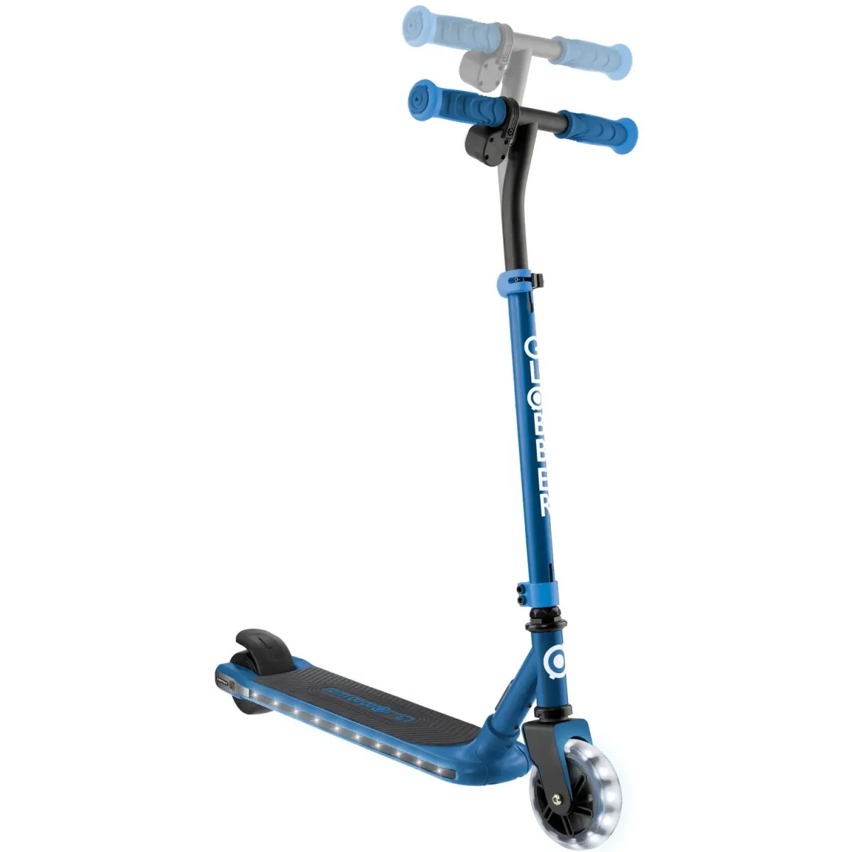 Monopattino Elettrico 2 Ruote per Bambini 80W Regolabile Blu foto 4