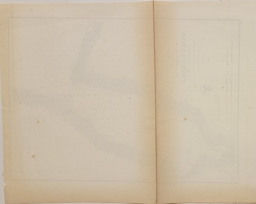 1856 B&W US Coast Survey Mappa Grafico Port Gamble Washington Territorio Bache - Foto 8 di 9