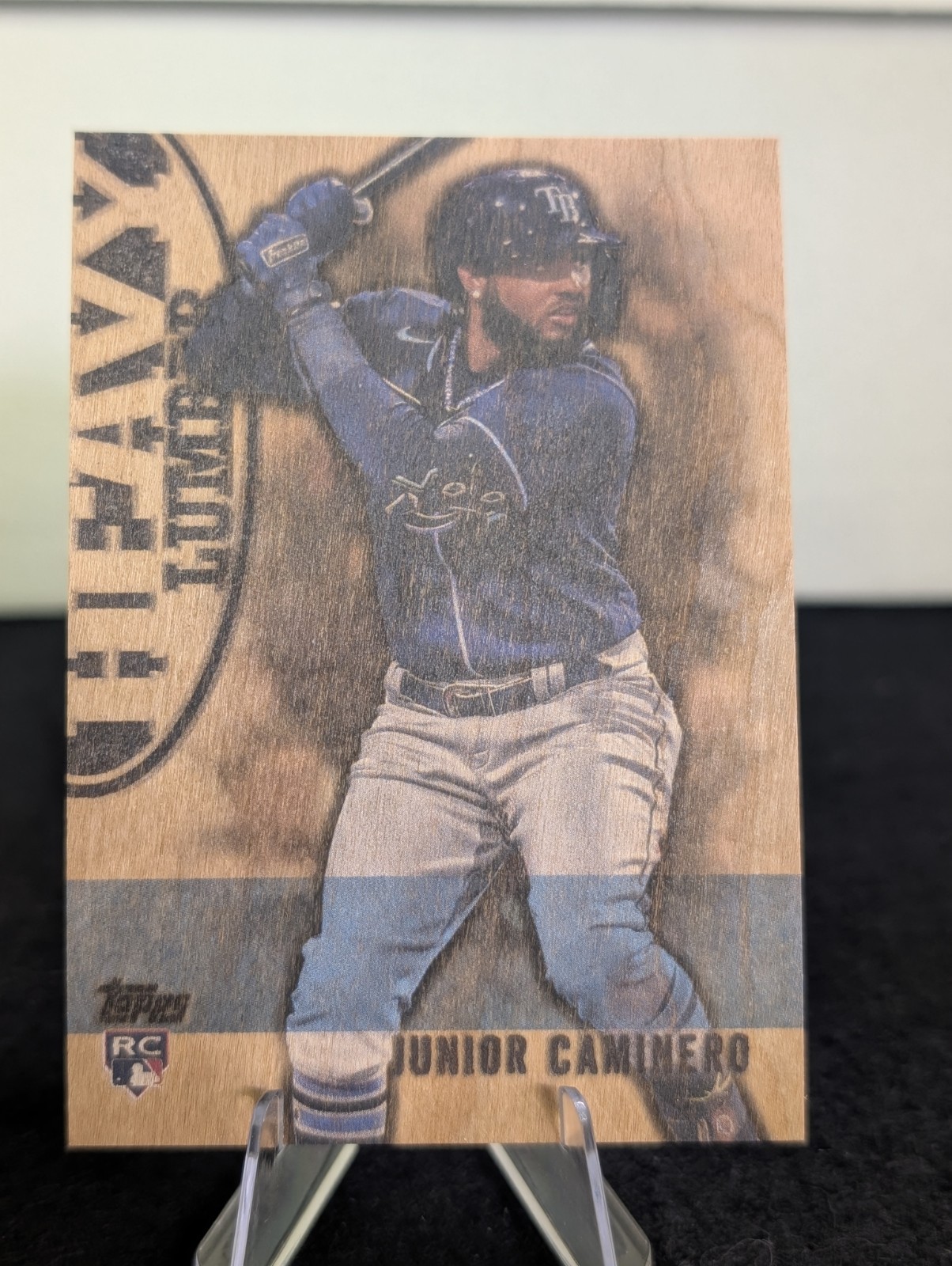 2024 Topps Update Heavy Lumber Junior Caminero #HL-63 Rookie RC SSP