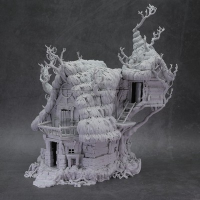 Swamp Wizards Hut - Sumpf Hütte Tabletop Gelände - Gloaming Swamps
