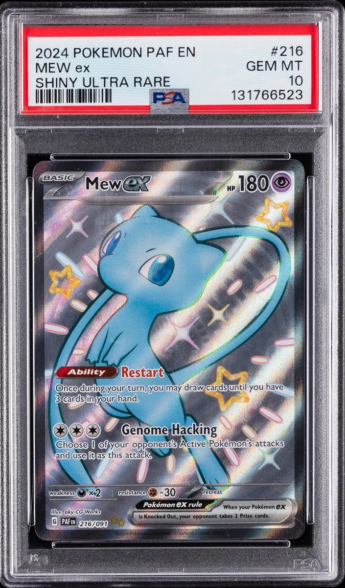 Mew Pokémon TCG Professional Sports Authenticator (PSA) Grade 10