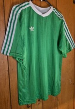 Adidas Vintage Jersey Football Soccer Shirt 90s Green Trikot Men MEDIUM